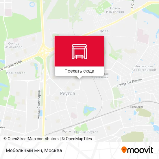 Карта Мебельный м-н