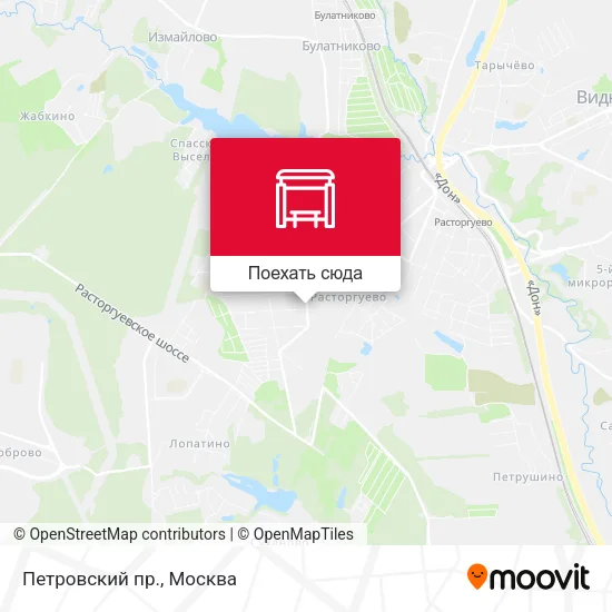 Карта Петровский пр.