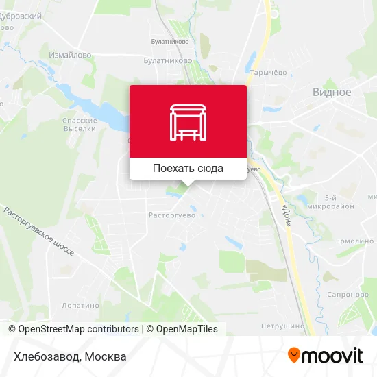 Карта Хлебозавод
