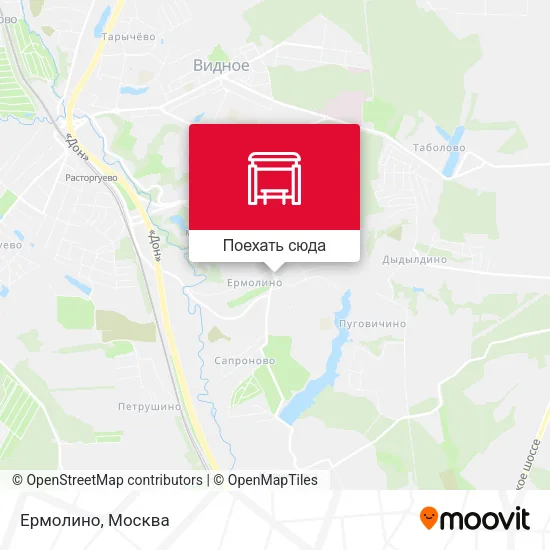 Карта Ермолино