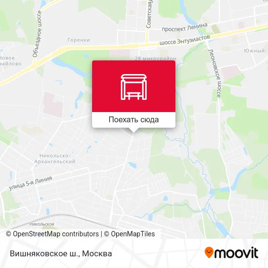 Карта Вишняковское ш.