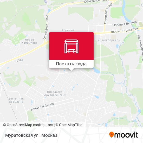 Карта Муратовская ул.