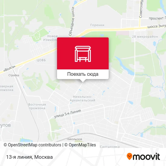 Карта 13-я линия