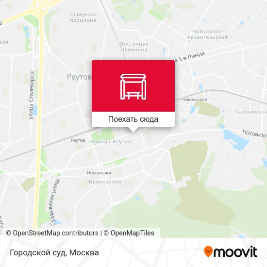 Карта Городской суд