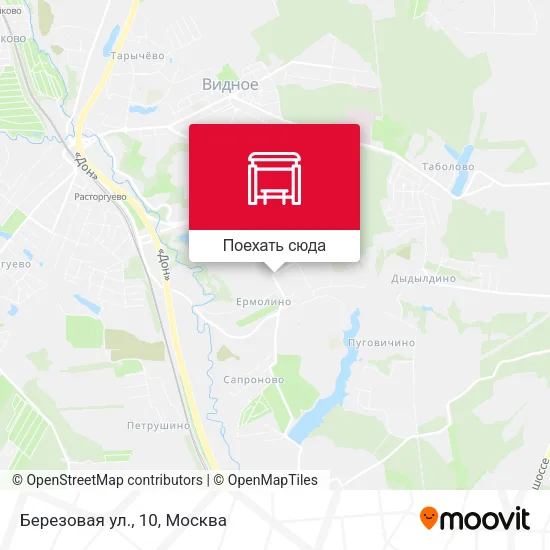 Карта Березовая ул., 10