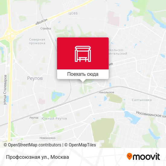 Карта Профсоюзная ул.