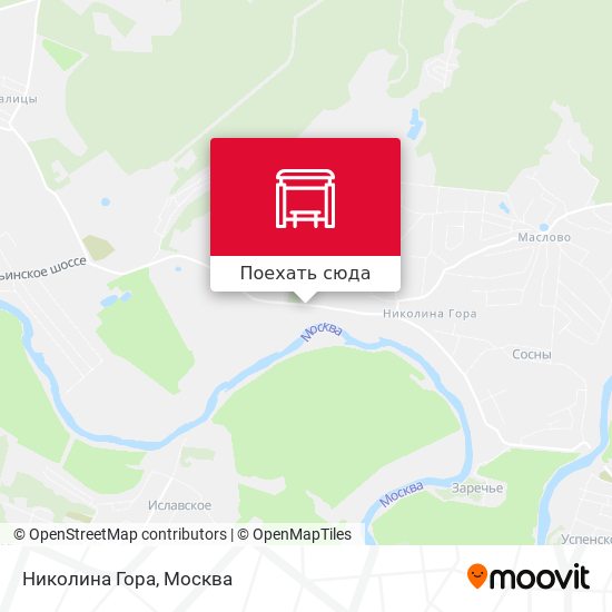 Карта Николина Гора