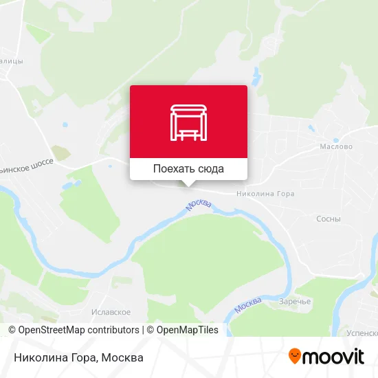 Карта Николина Гора