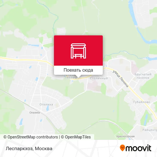 Карта Леспаркхоз
