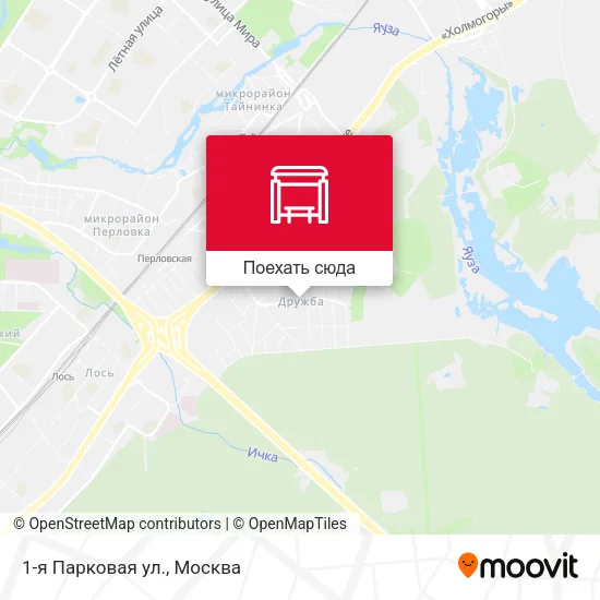 Карта 1-я Парковая ул.