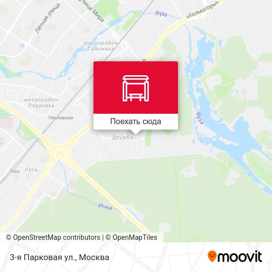 Карта 3-я Парковая ул.