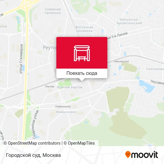 Карта Городской суд