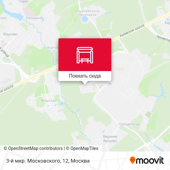 Карта 3-й мкр. Московского, 12