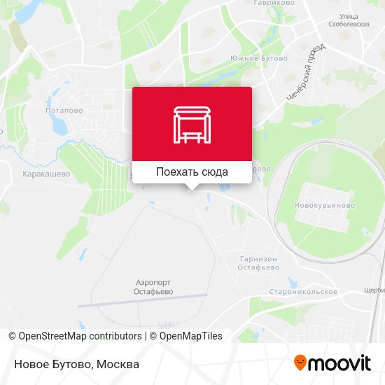 Карта Новое Бутово