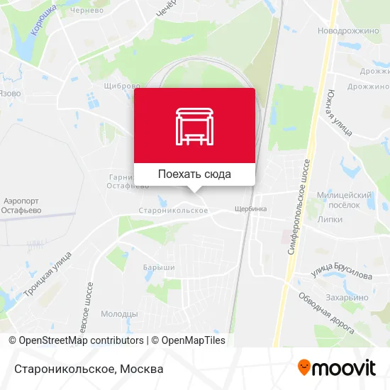 Карта Староникольское