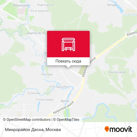 Карта Микрорайон Десна