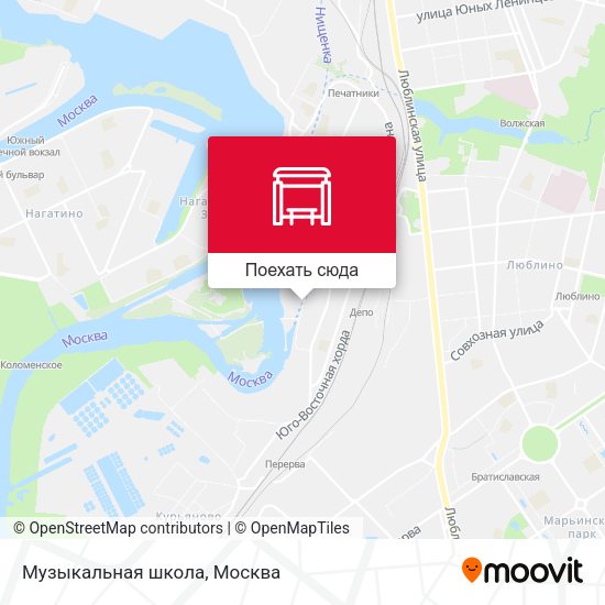 Карта Музыкальная школа
