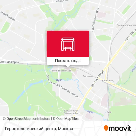 Карта Геронтологический центр
