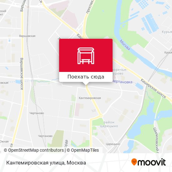 Карта Кантемировская улица