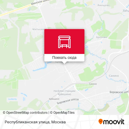 Карта Республиканская улица