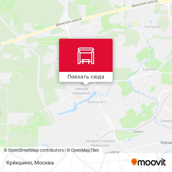 Карта Крёкшино