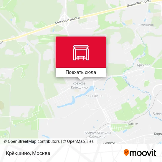 Карта Крёкшино