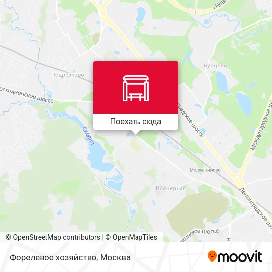 Карта Форелевое хозяйство
