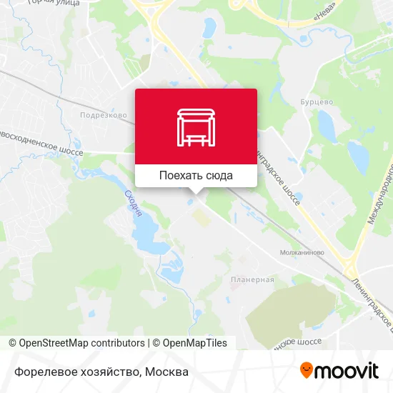 Карта Форелевое хозяйство