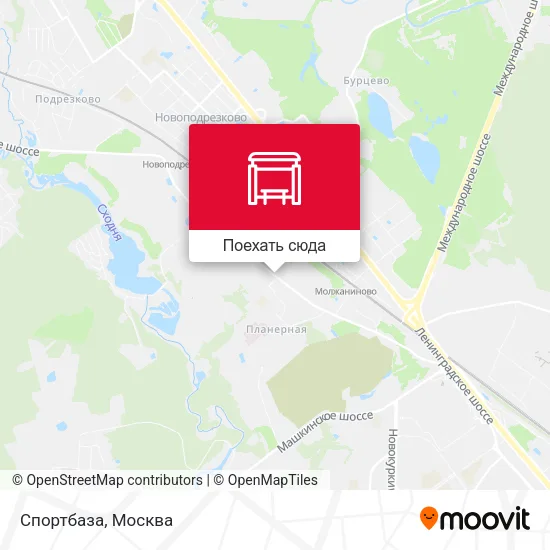 Карта Спортбаза