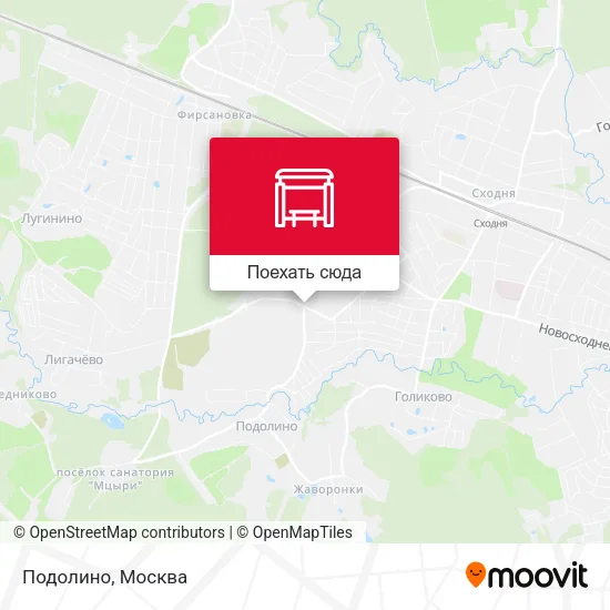Карта Подолино