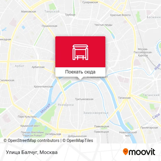 Карта Улица Балчуг