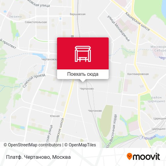 Карта Платф. Чертаново