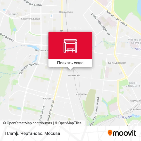 Карта Платф. Чертаново