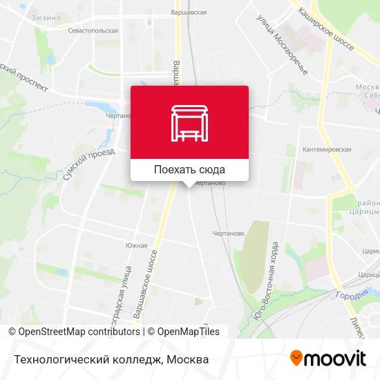 Карта Технологический колледж