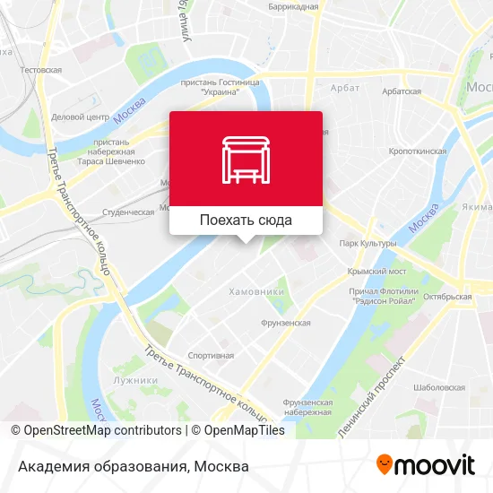 Карта Академия образования