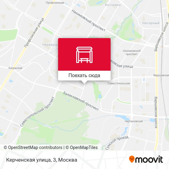 Карта Керченская улица, 3