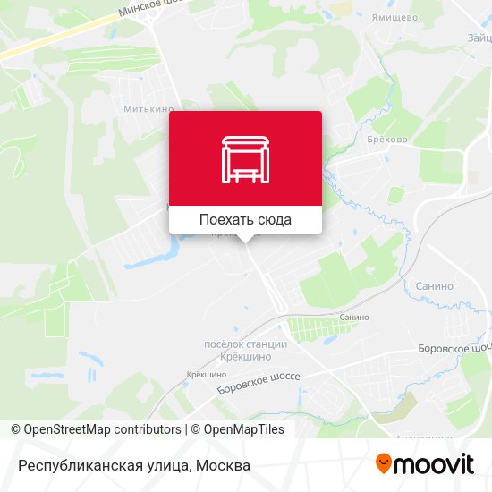 Карта Республиканская улица