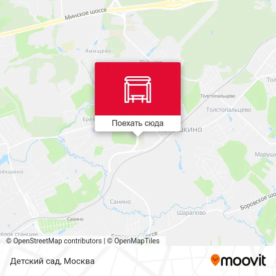 Карта Детский сад