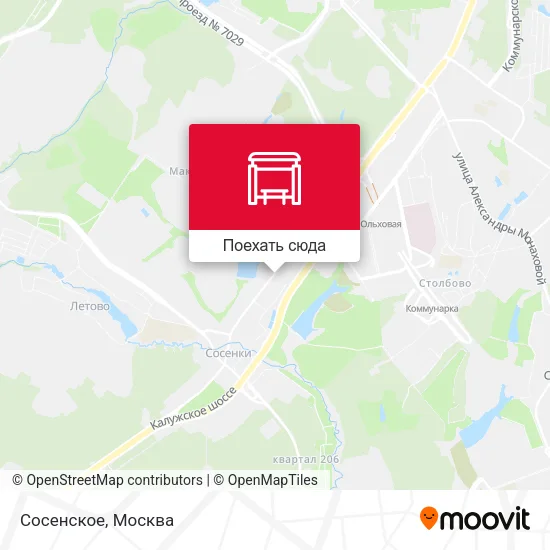 Карта Сосенское