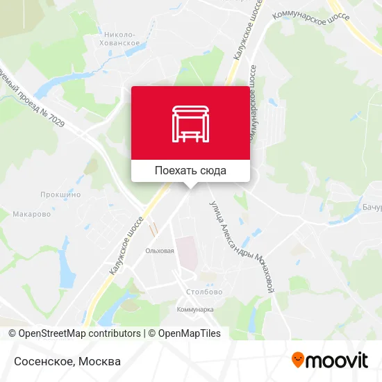 Карта Сосенское