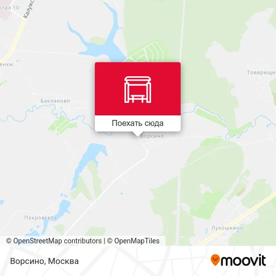 Карта Ворсино