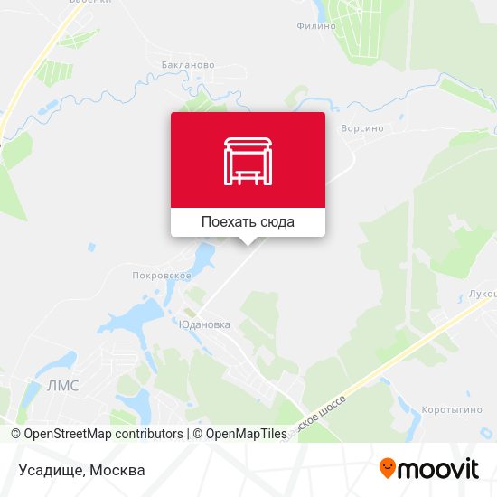 Карта Усадище