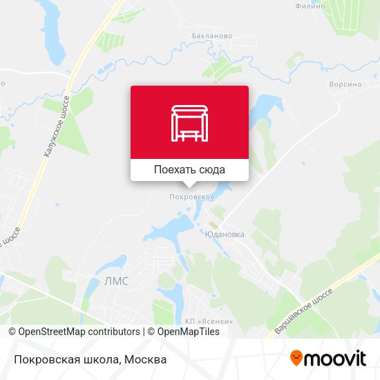 Карта Покровская школа