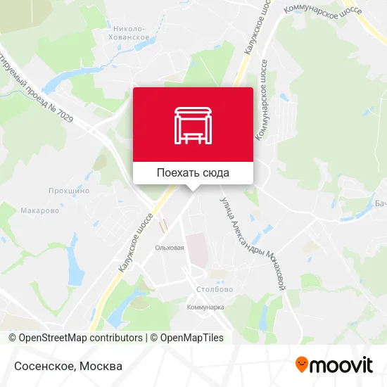 Карта Сосенское