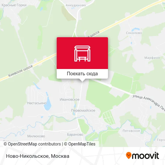 Карта Ново-Никольское