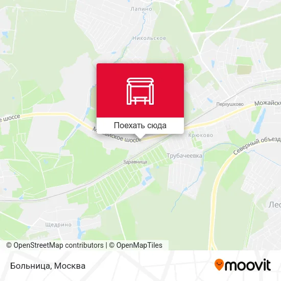 Карта Больница