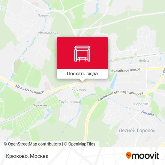 Карта Крюково