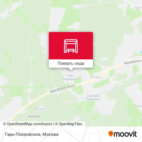 Карта Гарь-Покровское