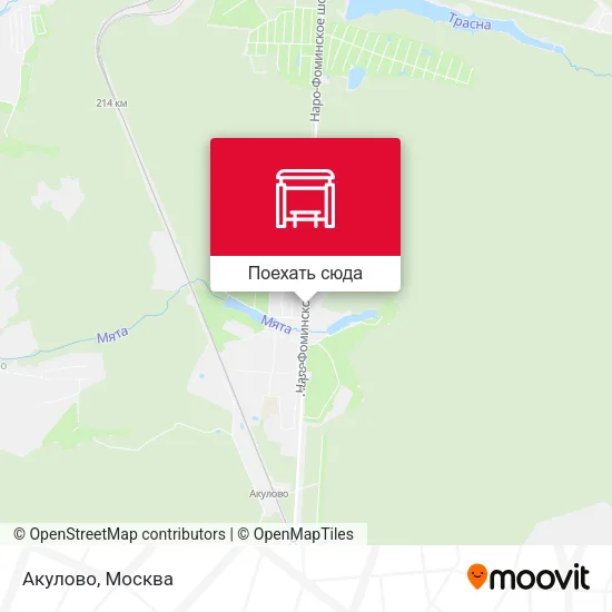 Карта Акулово