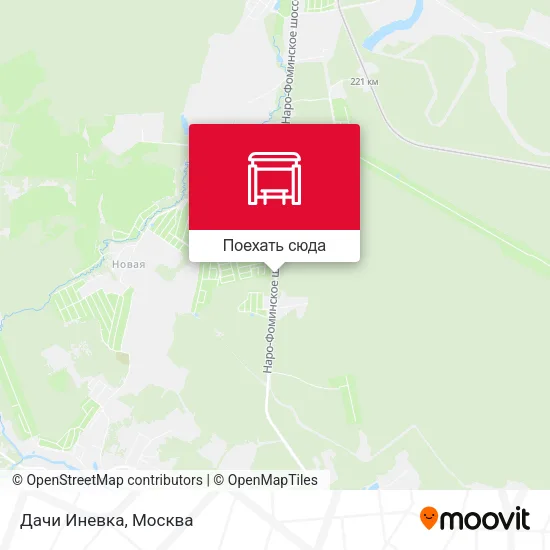 Карта Дачи Иневка